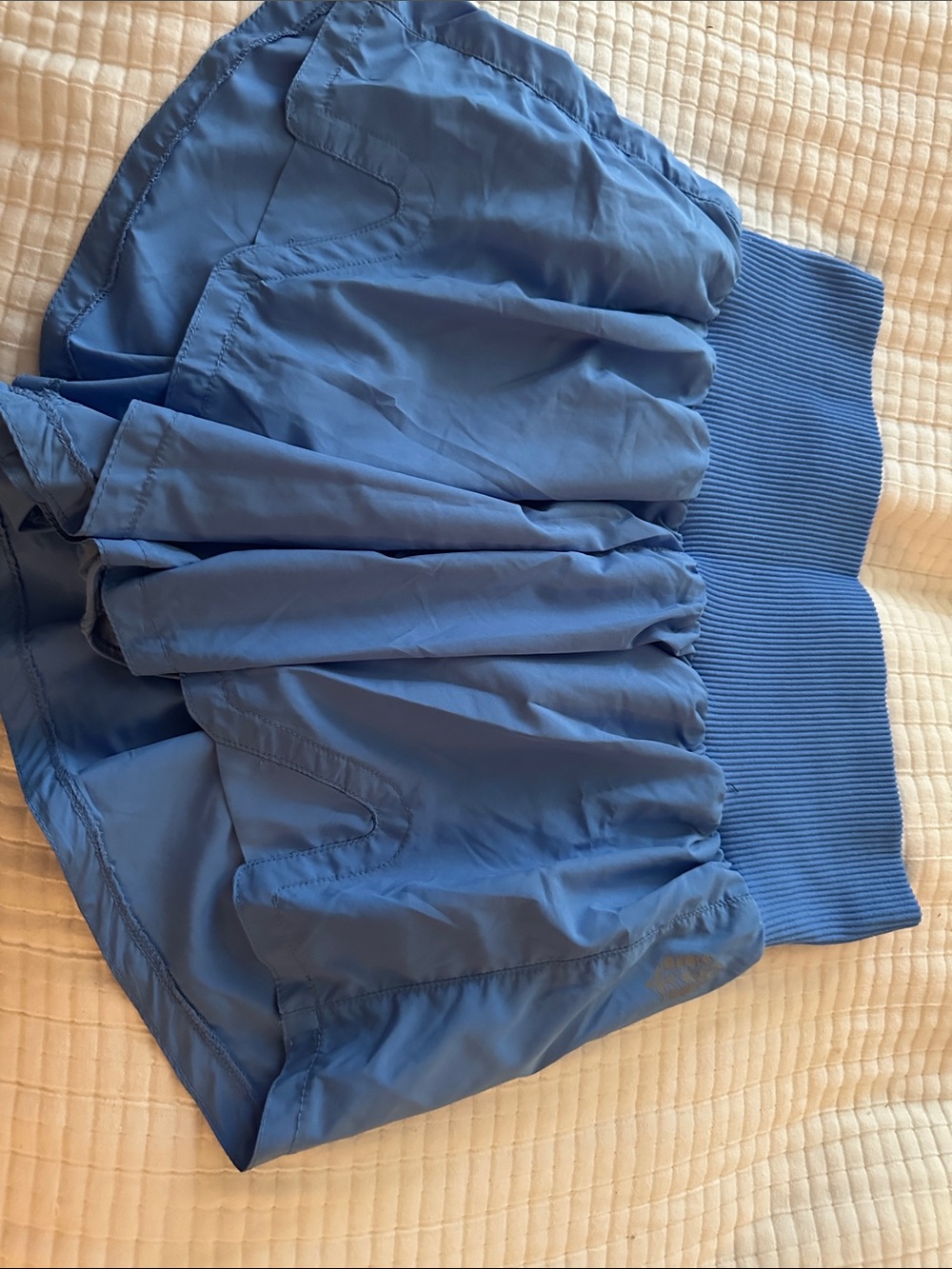 FP Movement by Free People Indigo Blue Athletic Skort with Ribbed Waistband